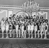 Miss World merupakan kontes kecantikan tertua di dunia. Dan seperti inilah Miss World pada 1969 yang digelar di London. Foto: Getty Images