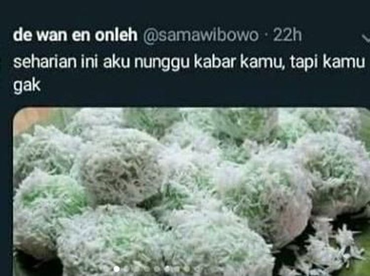 Kocak! Meme Jajanan Kampung Ini Karya dari Netizen