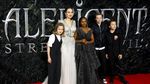 Pesona Angelina Jolie dan Elle Fanning di Red Carpet Maleficent