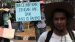 Pencari Suaka Aksi Long March ke Kebon Sirih