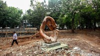 Pemprov DKI mulai melakukan revitalisasi dua taman yang sudah rusak pada tahun ini salah satunya adalah Taman Puring.
