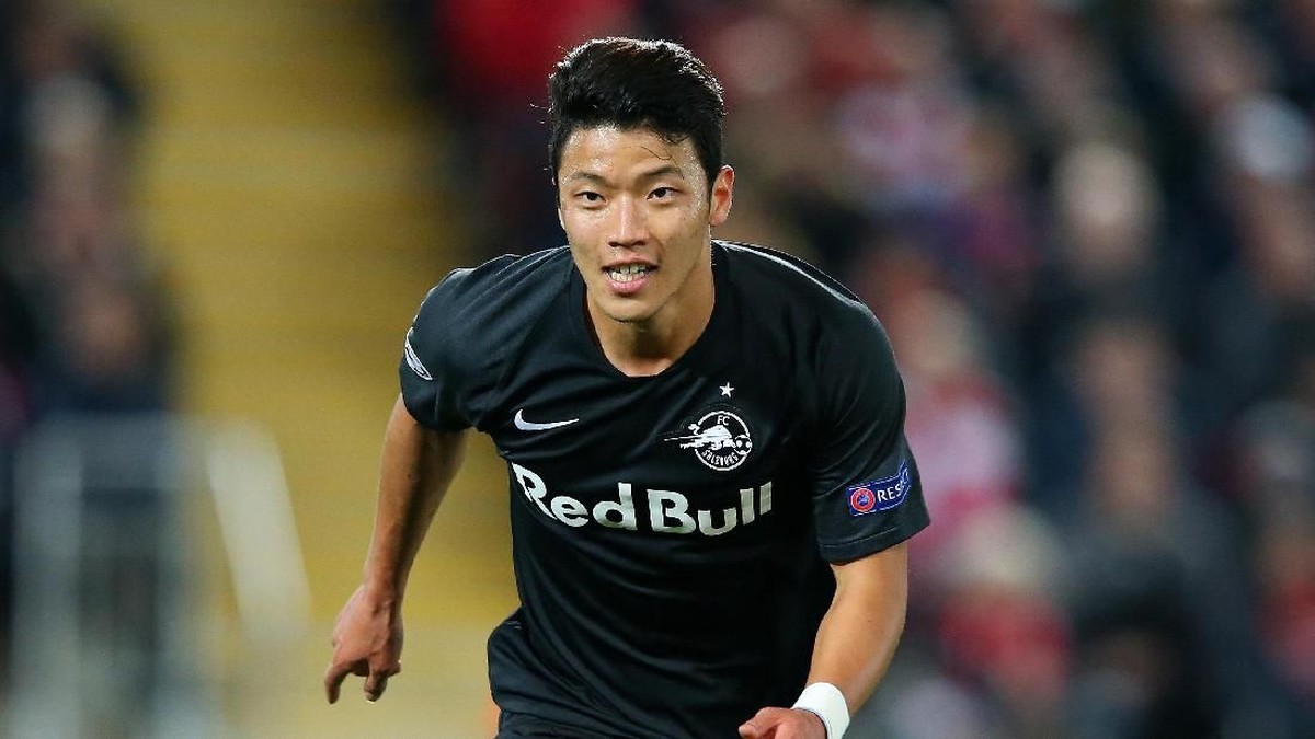 Penyerang Red Bull Salzburg Hwang Hee-chan kabarnya diminati Arsenal. (Foto: Alex Livesey/Getty Images)