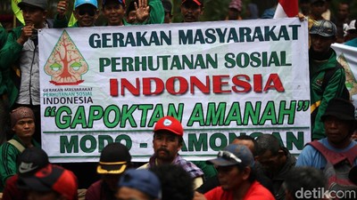 Petani Desak Jokowi Percepat Redistribusi Perhutanan Sosial