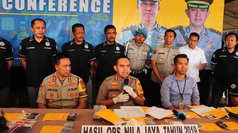19 Pengedar Narkoba Diamankan dalam Operasi Nila Jaya, 1 Orang WN Thailand