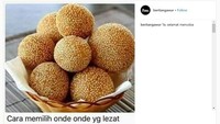 Ciri khas onde-onde ada apa biji wijennya. Ada yang bilang sih, cara memilih onde-onde yang enak itu yang jumlah biji wijennya bilangan ganjil. Ada yang mau menghitungnya? Foto: Istimewa