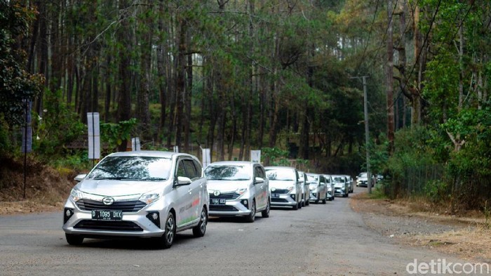 Test Drive Daihatsu Sigra di Bandung, Jawa Barat, Kamis (10/10/2019).