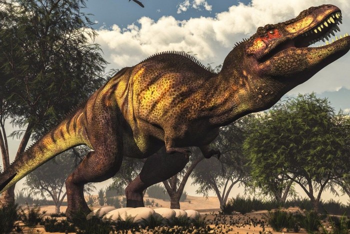 Munculnya reptil yang besar seperti dinosaurus dan atlantosaurus terjadi pada zaman