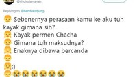 Percapakapan twitter ini juga menggunakan permen sebagai bahan obrolan. Tapi permen yang satu ini bukan bikin manis tapi bikin nangis. Foto: istimewa