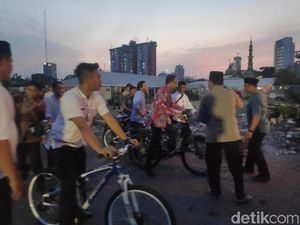 Naik Sepeda, Anies Hadiri Doa Bersama TNI-Polri untuk Indonesia