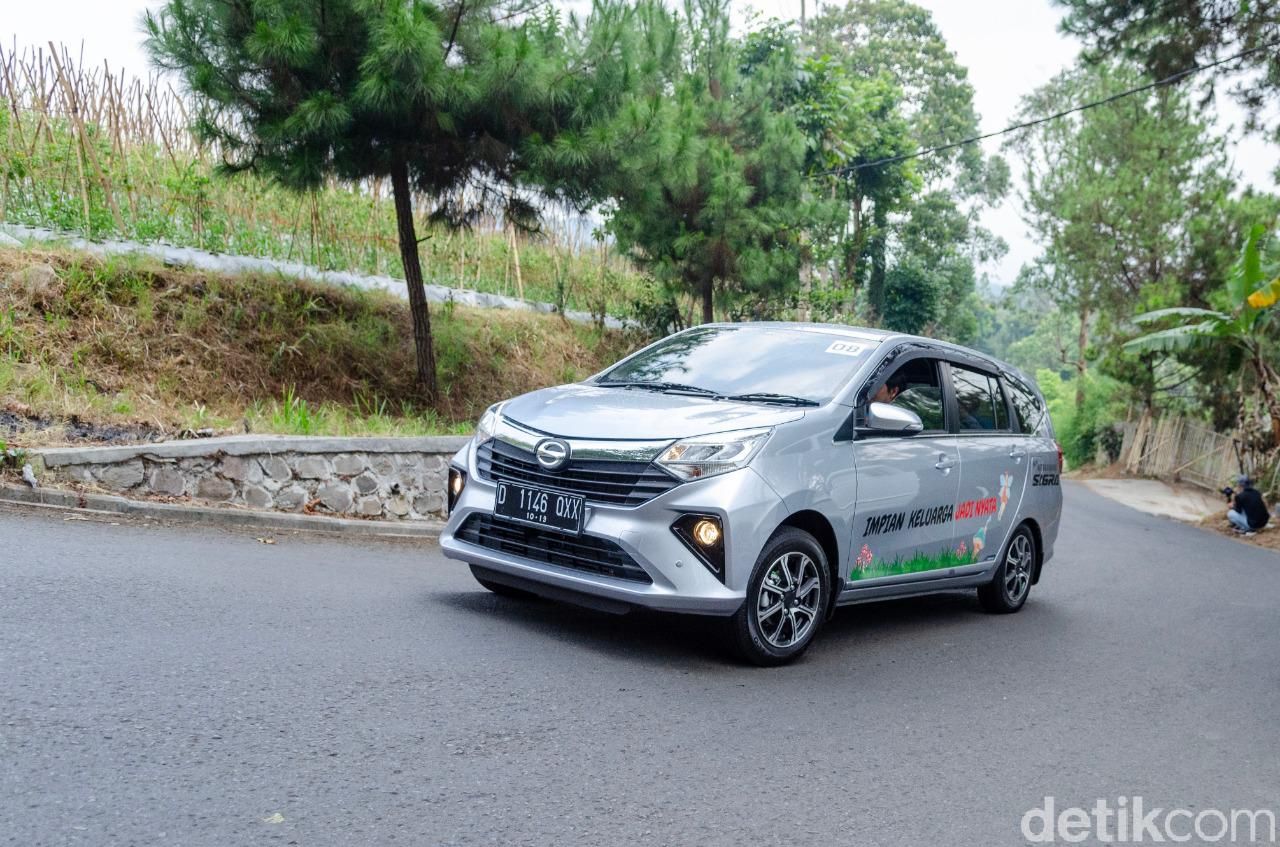Test Drive Daihatsu Sigra di Bandung, Jawa Barat, Kamis (10/10/2019).