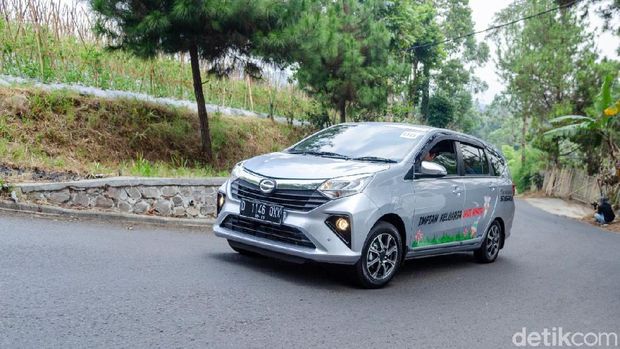 Test Drive Daihatsu Sigra di Bandung, Jawa Barat, Kamis (10/10/2019).