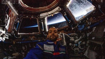 Hazza berharap suatu saat nanti,  ada rekan senegaranya yang juga ke angkasa. Misi saya sekarang adalah transfer teknologi dan pengalaman pada astronot selanjutnya dan saya harap mereka lebih baik dari saya, cetusnya. Foto: Hazza Al Mansouri