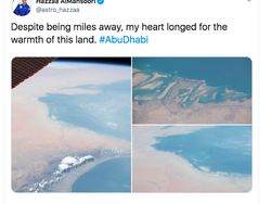 Momen Kembalinya Astronot Arab Usai Lihat Bumi Bulat