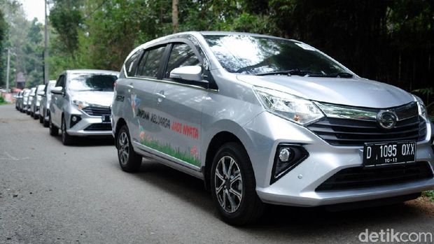 Test Drive Daihatsu Sigra di Bandung, Jawa Barat, Kamis (10/10/2019).