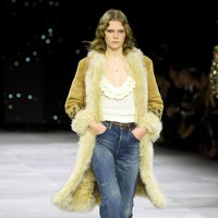 Koleksi ready to wear Celine untuk musim semi 2020 yang ditampilkan di Paris Fashion Week 2020, Prancis. Minggu (27/9/2019). Photo by Pascal Le Segretain/Getty Images.