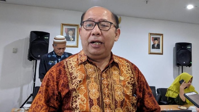 Ketua sementara DPRD DKI Jakarta Pantas Nainggolan  (Dwi Andayani/detikcom)