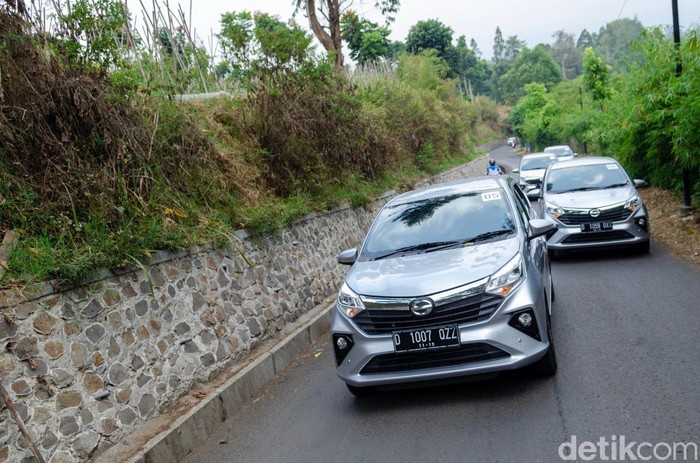 Test Drive Daihatsu Sigra di Bandung, Jawa Barat, Kamis (10/10/2019).
