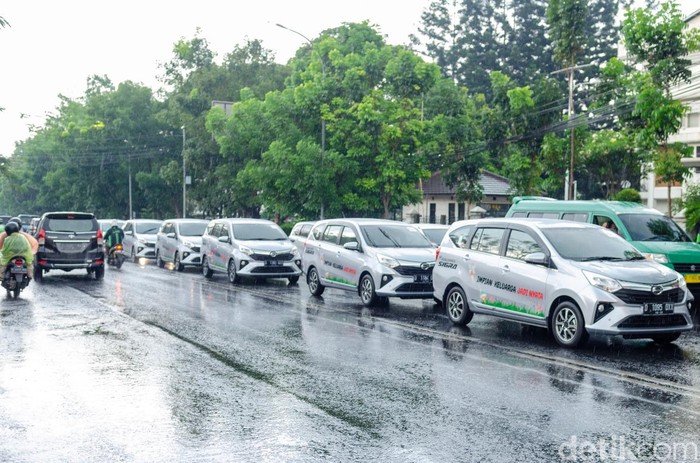 Test Drive Daihatsu Sigra di Bandung, Jawa Barat, Kamis (10/10/2019).