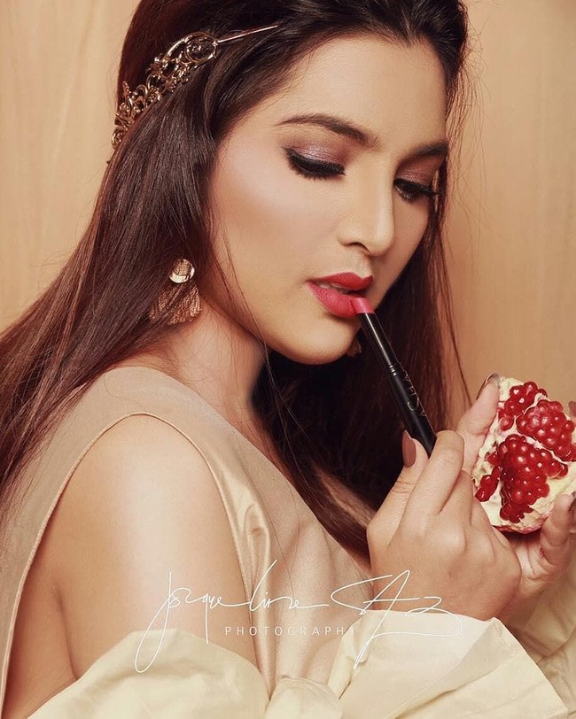 Lipstik AshantyAshanty berbinis lipstik melalui label kosmetiknya Ashanty Beauty Care. Harga lipstik matte yang dipakai Ashanty ini Rp 89 ribu.    Foto: Instagram