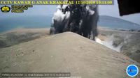 Gunung Anak Krakatau erupsi pada Sabtu (12/10) pagi