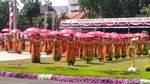 Potret Meriahnya Upacara Peringatan HUT Ke-74 Jawa Timur