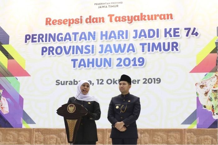 Hari Jadi Jawa Timur Ke 74 Khofifah Jatim Aman Dan Kondusif