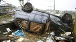 Dampak Kerusakan Topan Hagibis di Ichihara Jepang