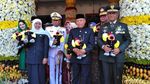 Potret Meriahnya Upacara Peringatan HUT Ke-74 Jawa Timur