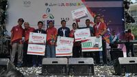 Latihan Disiplin, Meiman dan Eni Raih Juara BNI ITB Ultra Marathon