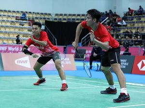 Ganda Putra Indonesia Raih Emas di Kejuaraan Dunia Bulutangkis Junior