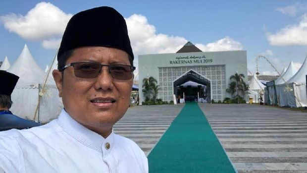Ketua Komisi Dakwah MUI KH Cholil Nafis dalam meresmikan peluncuran aplikasi 'Dakwah MUI'