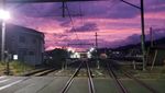 Foto: Langit Pink Jepang Sebelum Topan Super Datang