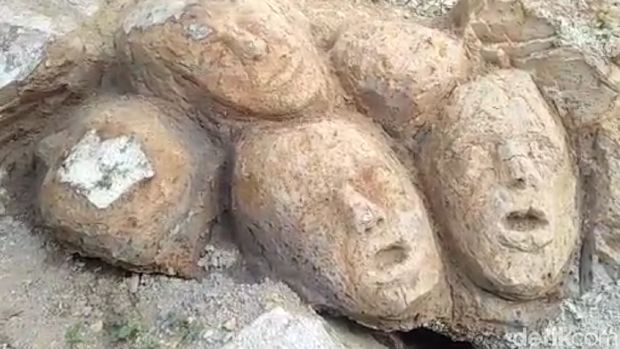 karya senipahat di sungai Pemali Brebes