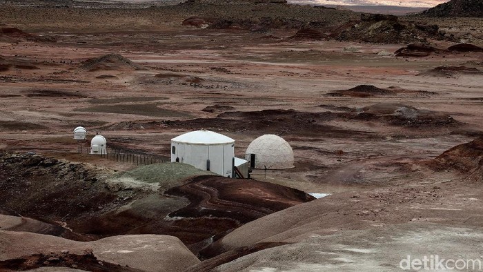 Suasana saat Venzha mengikuti simulasi MDRS di Utah, Amerika Serikat.