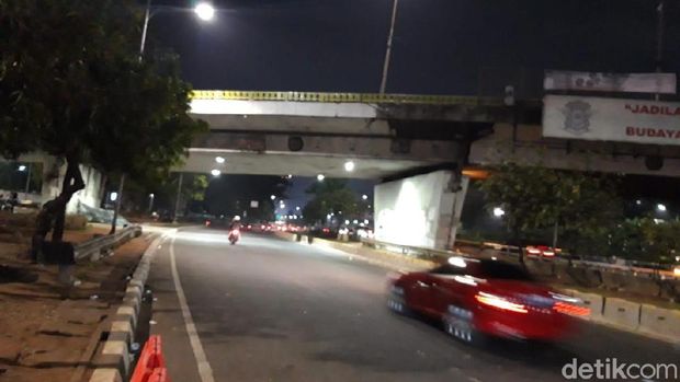 Kondisi lalu lintas terpantau lancar