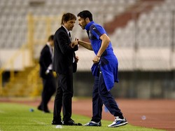 Kiper = Gigi Buffon, dimainkan Conte di 130 laga. Foto: Claudio Villa/Getty Images
