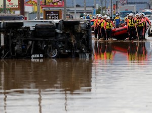 Korban Tewas Topan Hagibis di Jepang Jadi 35 Orang, 20 Lainnya Hilang