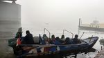 Jembatan Ampera Hilang Tertutup Kabut Asap