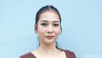 Mey Chan atau Dita Anggraeni saat ditemui di studio Trans TV, Kapten Tendean, Jakarta Selatan pada Senin (14/10). Pool/Palevi S/detikFoto.