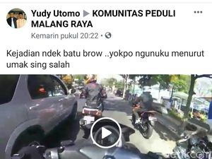Viral Video Kericuhan Pengemudi Mobil vs Anggota Komunitas Motor