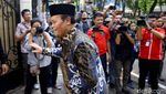 Temui Sandiaga Uno, Pimpinan MPR Antar Undangan Pelantikan Presiden