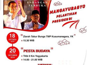 Warga Yogya Akan Gelar Pesta Budaya Sambut Pelantikan Jokowi