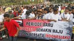Aksi Damai Srikandi Milenial Jelang Pelantikan Presiden