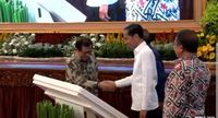 Presiden Jokowi Resmikan Palapa Ring dengan Prasasti Digital