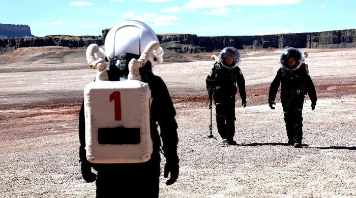 Suasana saat Venzha mengikuti simulasi MDRS di Utah, Amerika Serikat.