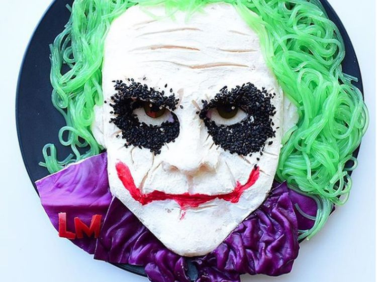 Wajah Seram Joker Menginspirasi Pembuatan Makanan dan Minuman Ini