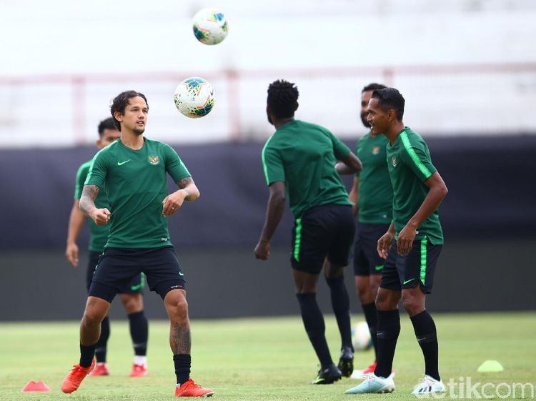 Intip Sesi latihan Timnas Indonesia Jelang Laga dengan Vietnam