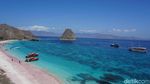 Potret Pantai Pink yang Populer di TN Komodo