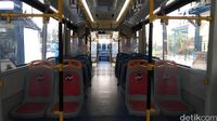 Bus TransJakarta merek Zhongtong (Wilda/detikcom)