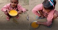 Kisah Miris Anak-anak di India yang Hanya Makan Nasi dan Kuah Kunyit